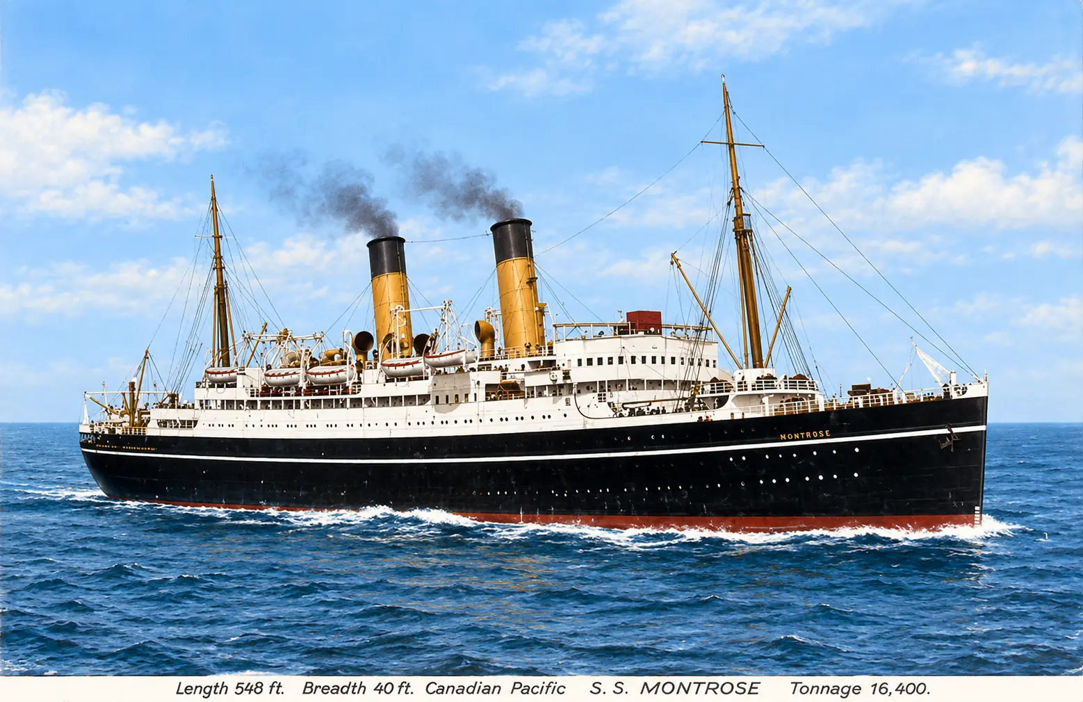 Photo - Picture of a Trans-Atlantic Liner