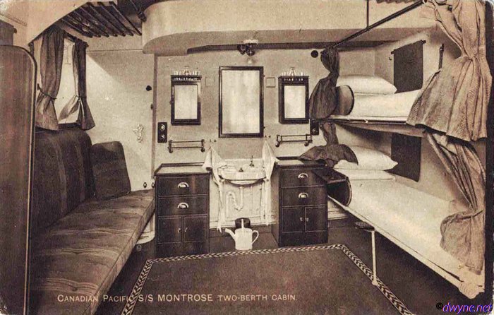 10 SS Montrose Two Berth Cabin