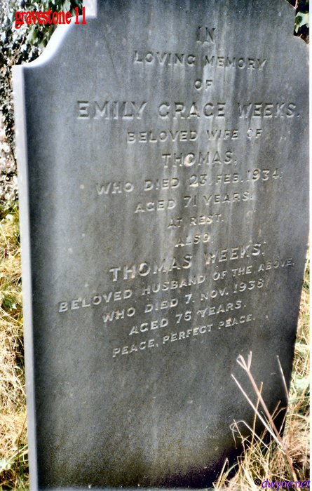 Gravestone-11-Weeks-nee-Witheridge-Ermington-Churchyard